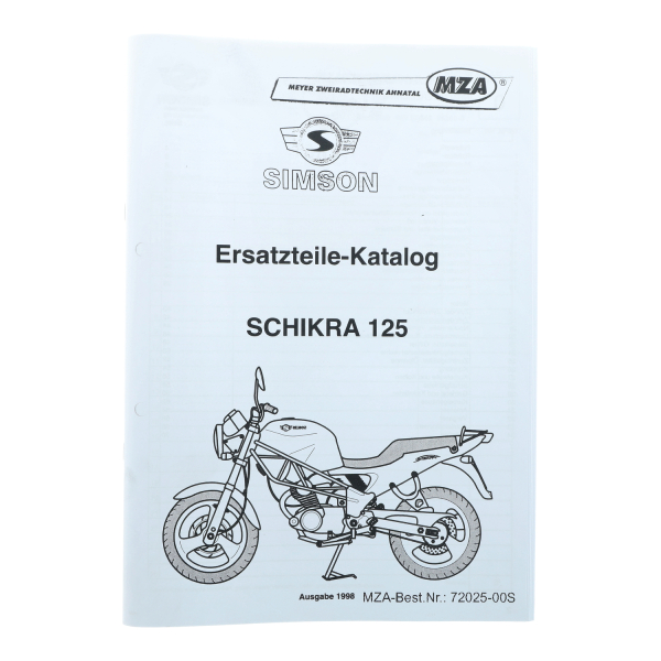 Ersatzteilkatalog, Simson Schikra